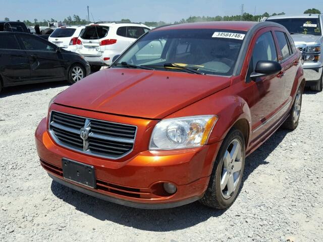 1B3HE78K47D322180 - 2007 DODGE CALIBER R/ ORANGE photo 2