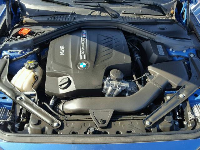 WBA1M1C58GV394041 - 2016 BMW M235I BLUE photo 7