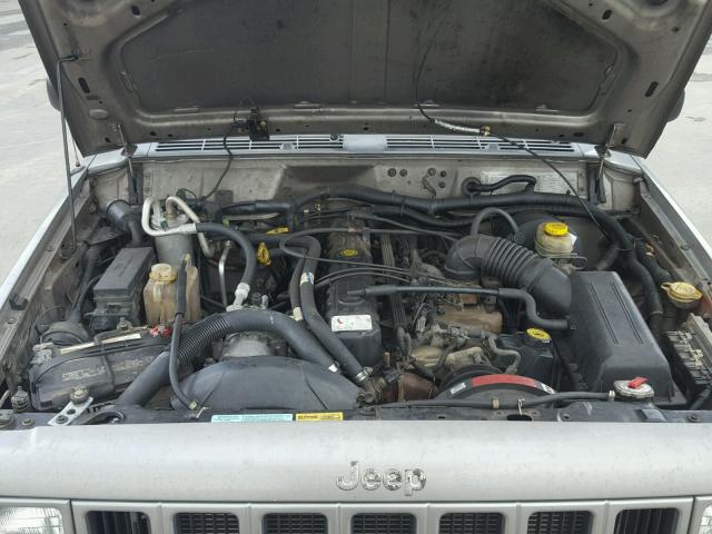 1J4FT58S41L627234 - 2001 JEEP CHEROKEE C GRAY photo 7