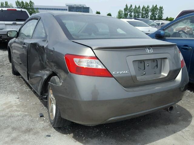 2HGFG12918H001349 - 2008 HONDA CIVIC EXL Boz foto 3