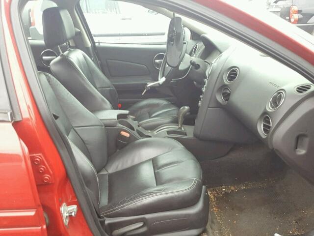 2G2WR554061249716 - 2006 PONTIAC GRAND PRIX RED photo 5