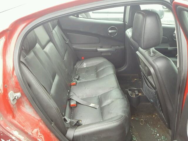 2G2WR554061249716 - 2006 PONTIAC GRAND PRIX RED photo 6