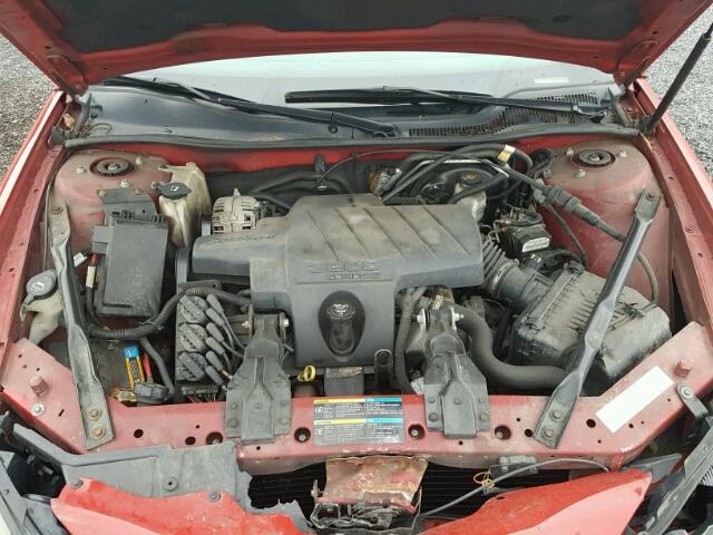 2G2WR554061249716 - 2006 PONTIAC GRAND PRIX RED photo 7
