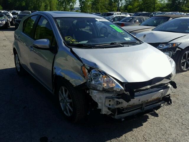 JTDKDTB38C1028794 - 2012 TOYOTA PRIUS C SILVER photo 1