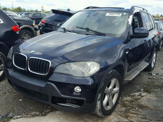 5UXFE43579L265759 - 2009 BMW X5 XDRIVE3 BLACK photo 2