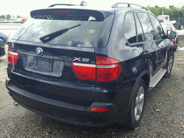5UXFE43579L265759 - 2009 BMW X5 XDRIVE3 BLACK photo 4
