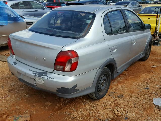 JTDBT1237Y0067655 - 2000 TOYOTA ECHO SILVER photo 4