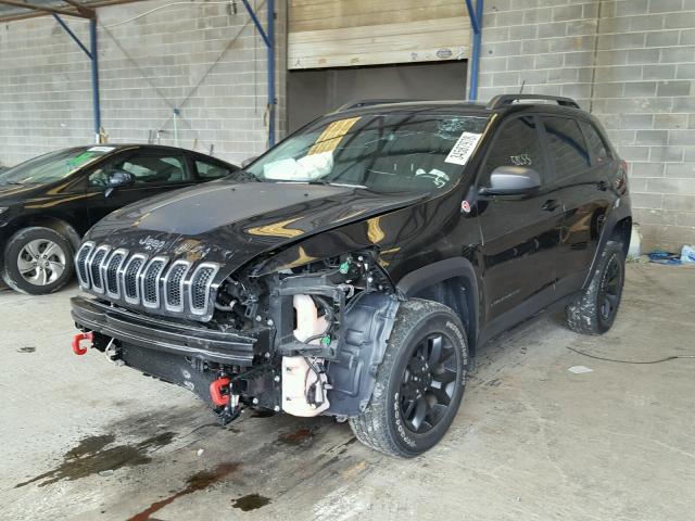 1C4PJMBS7FW575445 - 2015 JEEP CHEROKEE T BLACK photo 2