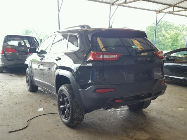 1C4PJMBS7FW575445 - 2015 JEEP CHEROKEE T BLACK photo 3