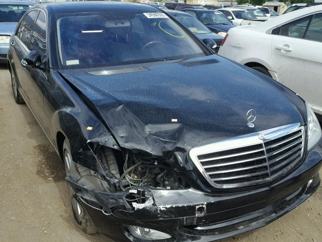 WDDNG71X87A058213 - 2007 MERCEDES-BENZ S 550 BLACK photo 1