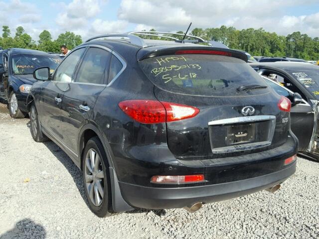 JN1AJ0HPXCM400649 - 2012 INFINITI EX35 BASE BLACK photo 3