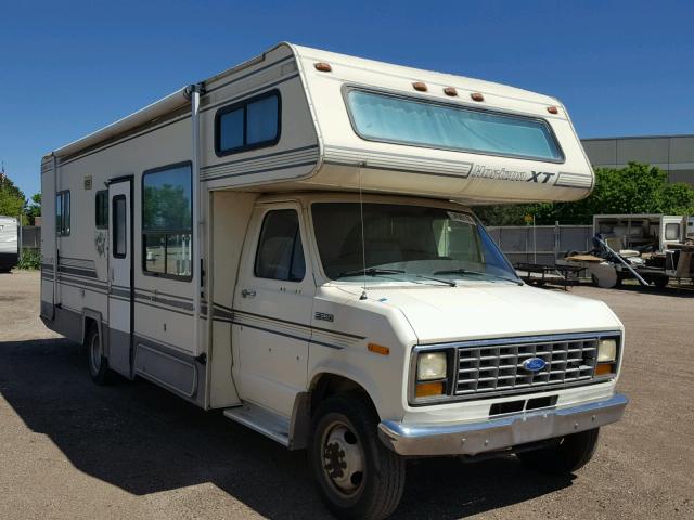 1FDKE30G6MHB38816 - 1991 FORD E350 BEIGE photo 1