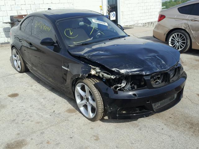 WBAUC73549VK95156 - 2009 BMW 135 I Czarny zdjęcie 1