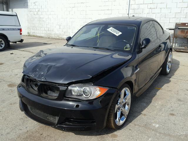 WBAUC73549VK95156 - 2009 BMW 135 I BLACK photo 2