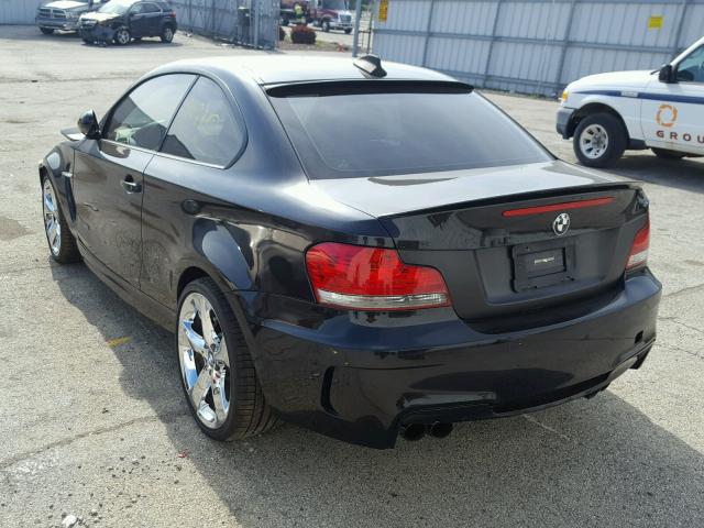 WBAUC73549VK95156 - 2009 BMW 135 I Czarny zdjęcie 3