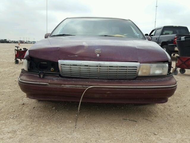 1G1BL53E1MR107685 - 1991 CHEVROLET CAPRICE MAROON photo 9