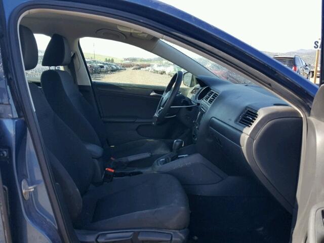 3VW2K7AJXFM281178 - 2015 VOLKSWAGEN JETTA BASE 蓝色 照片 5