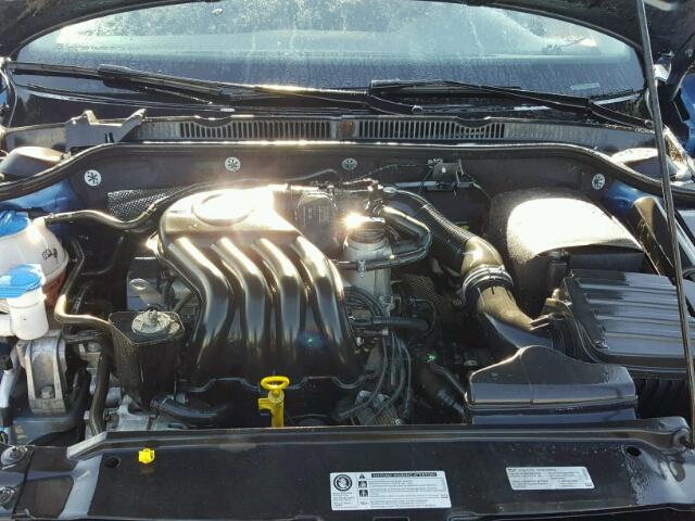 3VW2K7AJXFM281178 - 2015 VOLKSWAGEN JETTA BASE 蓝色 照片 7