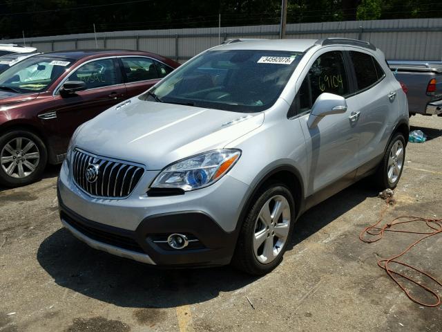 KL4CJBSB7FB039289 - 2015 BUICK ENCORE CON SILVER photo 2