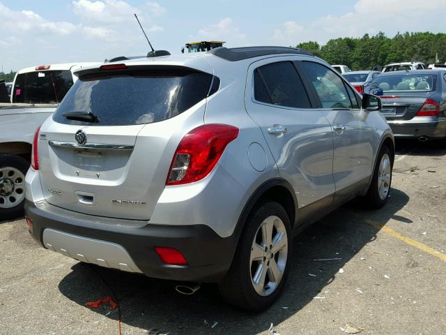 KL4CJBSB7FB039289 - 2015 BUICK ENCORE CON SILVER photo 4