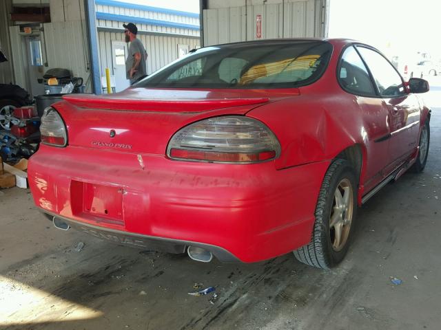 1G2WP12K52F101596 - 2002 PONTIAC GRAND PRIX RED photo 4