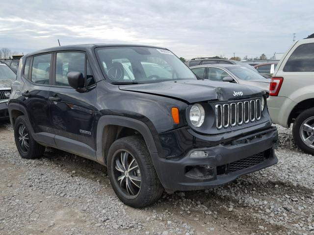 ZACCJBAT5FPB47478 - 2015 JEEP RENEGADE S BLACK photo 1