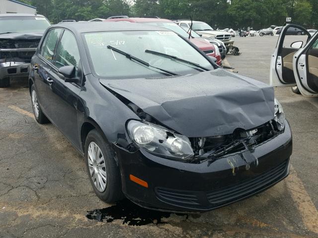 WVWDB7AJ0EW001486 - 2014 VOLKSWAGEN GOLF BLACK photo 1