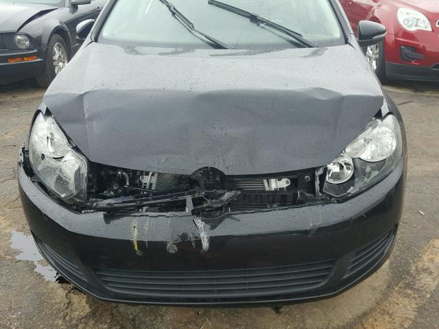 WVWDB7AJ0EW001486 - 2014 VOLKSWAGEN GOLF BLACK photo 9