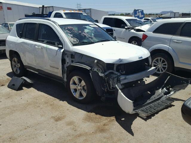1C4NJDBB6FD225727 - 2015 JEEP COMPASS SP WHITE photo 1