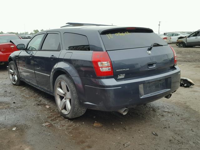 2D4GV57297H725464 - 2007 DODGE MAGNUM R/T BLUE photo 3