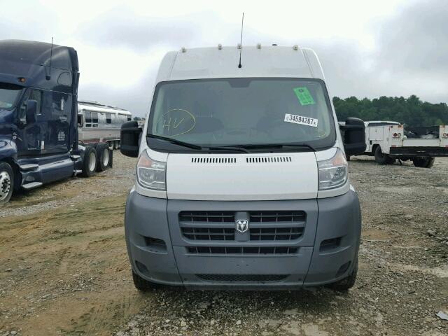 3C6URVJG4EE120115 - 2014 RAM PROMASTER WHITE photo 9