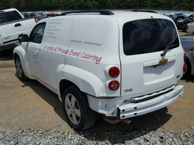 3GCCA85B59S513494 - 2009 CHEVROLET HHR PANEL WHITE photo 3