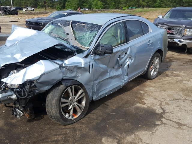 1LNHM93R99G622635 - 2009 LINCOLN MKS BLUE photo 10