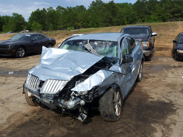 1LNHM93R99G622635 - 2009 LINCOLN MKS BLUE photo 2