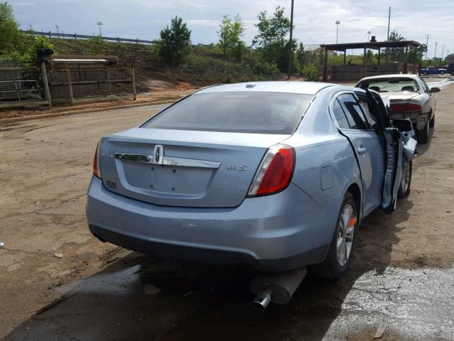 1LNHM93R99G622635 - 2009 LINCOLN MKS BLUE photo 4