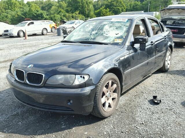 WBAEU334X5PR15444 - 2005 BMW 325 XI BLACK photo 2