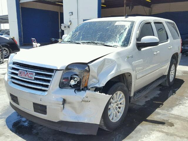 1GKFC135X8R203892 - 2008 GMC YUKON HYBR SILVER photo 2