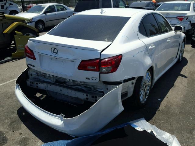 JTHBP5C29A5007918 - 2010 LEXUS IS F WHITE photo 4