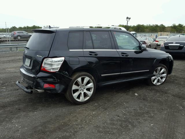 WDCGG8HB0BF685674 - 2011 MERCEDES-BENZ GLK 350 4M BLACK photo 4