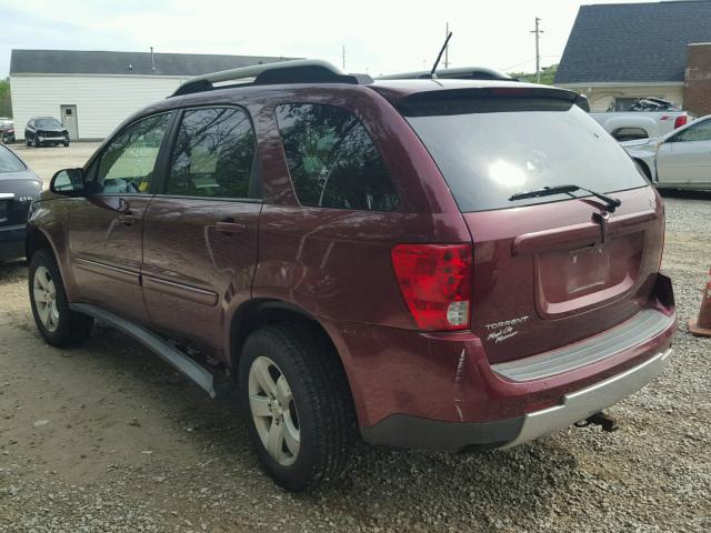 2CKDL33F186311507 - 2008 PONTIAC TORRENT RED photo 3