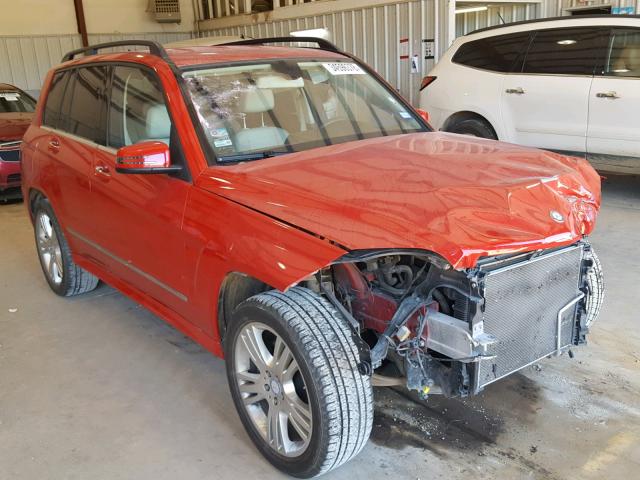 WDCGG5HB0DG007342 - 2013 MERCEDES-BENZ GLK 350 RED photo 1