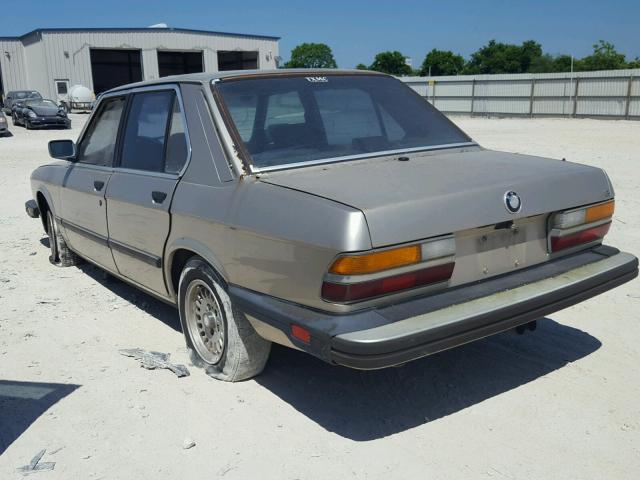 WBADK8306J9901602 - 1988 BMW 528 E AUTO GOLD photo 3