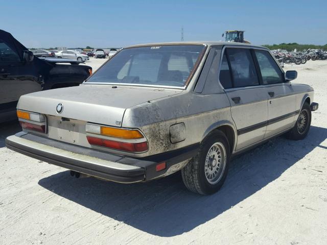 WBADK8306J9901602 - 1988 BMW 528 E AUTO GOLD photo 4