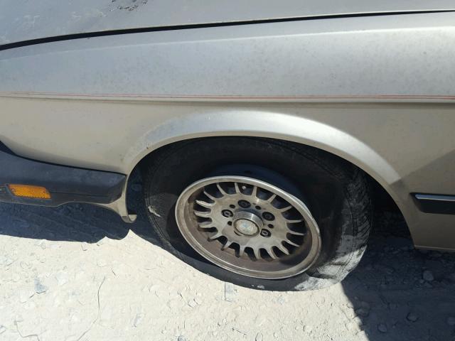 WBADK8306J9901602 - 1988 BMW 528 E AUTO GOLD photo 9