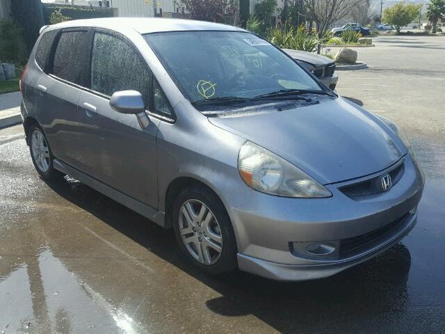 JHMGD38687S062885 - 2007 HONDA FIT S ვერცხლისფერი ფოტო 1