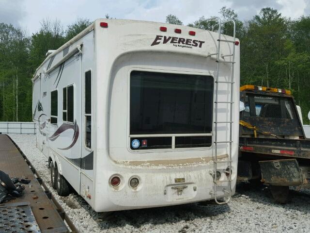 4YDF295287E770752 - 2007 EVER CAMPER WHITE photo 3