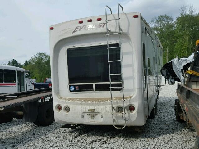 4YDF295287E770752 - 2007 EVER CAMPER WHITE photo 4