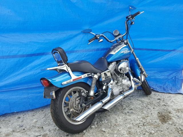 1HD1GMW144K324021 - 2004 HARLEY-DAVIDSON FXDI BLUE photo 4