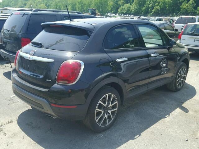 ZFBCFYET1GP510312 - 2016 FIAT 500X TREKK BLACK photo 4