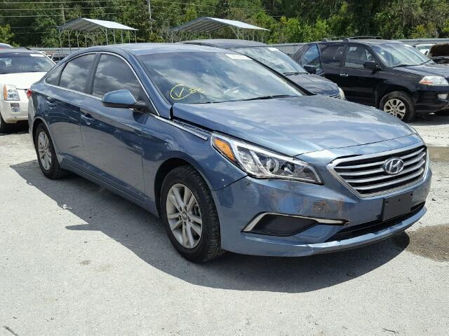 5NPE24AF0GH260373 - 2016 HYUNDAI SONATA BLUE photo 1